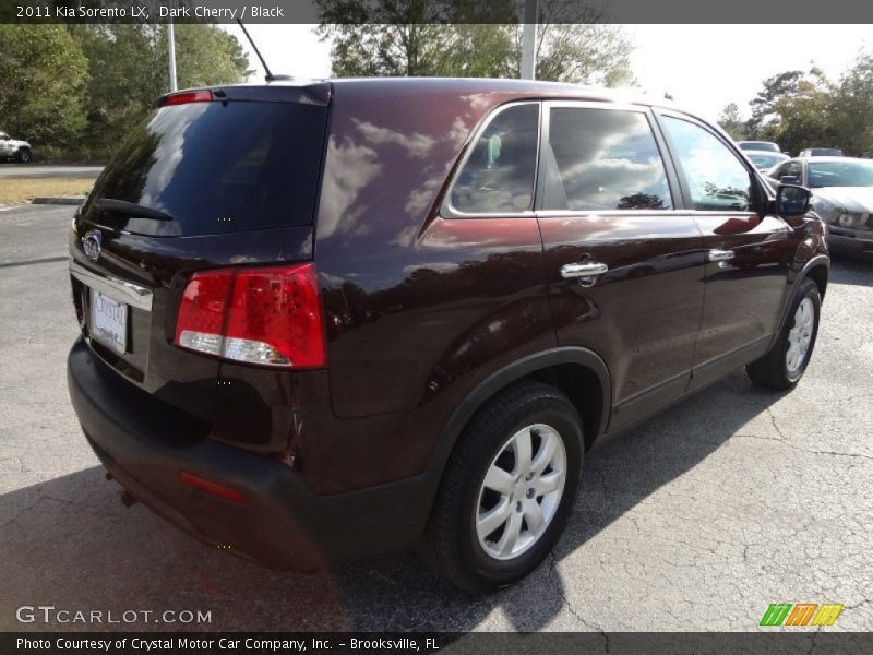 Dark Cherry / Black 2011 Kia Sorento LX