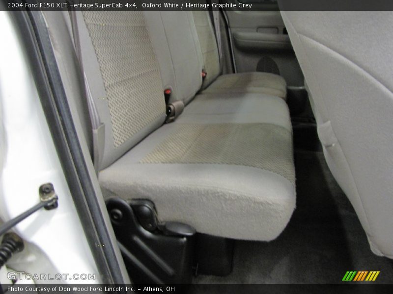 Oxford White / Heritage Graphite Grey 2004 Ford F150 XLT Heritage SuperCab 4x4