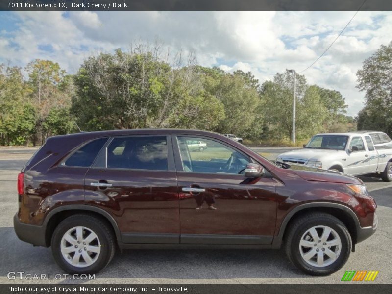 Dark Cherry / Black 2011 Kia Sorento LX