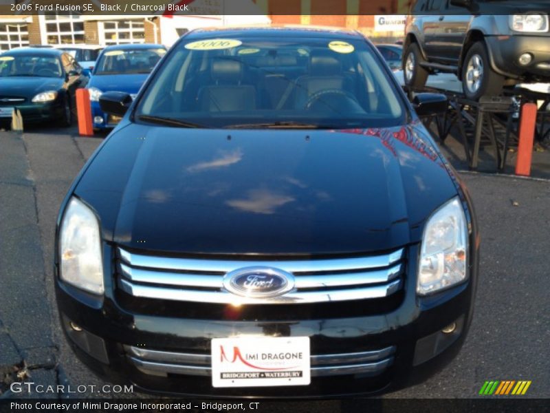 Black / Charcoal Black 2006 Ford Fusion SE