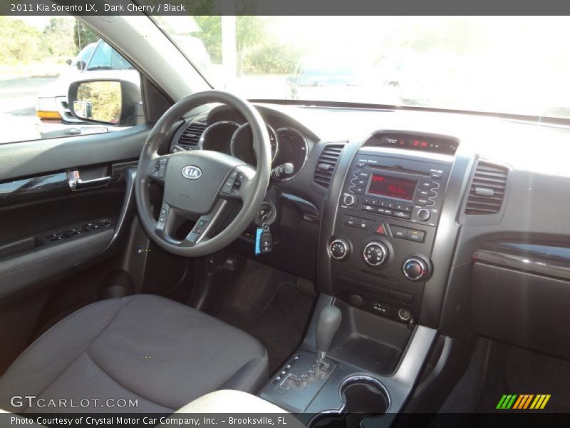 Dark Cherry / Black 2011 Kia Sorento LX