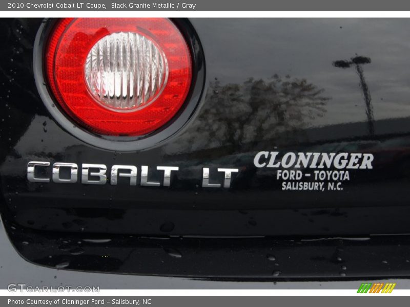 Black Granite Metallic / Gray 2010 Chevrolet Cobalt LT Coupe
