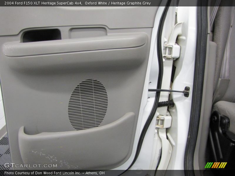 Oxford White / Heritage Graphite Grey 2004 Ford F150 XLT Heritage SuperCab 4x4