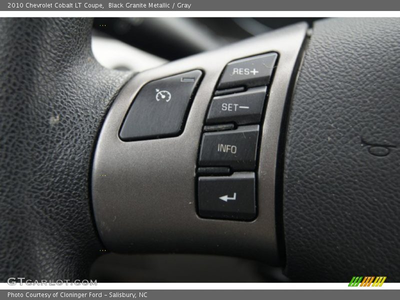 Controls of 2010 Cobalt LT Coupe