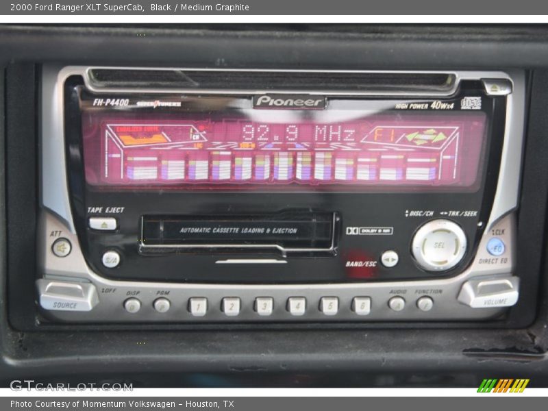Black / Medium Graphite 2000 Ford Ranger XLT SuperCab