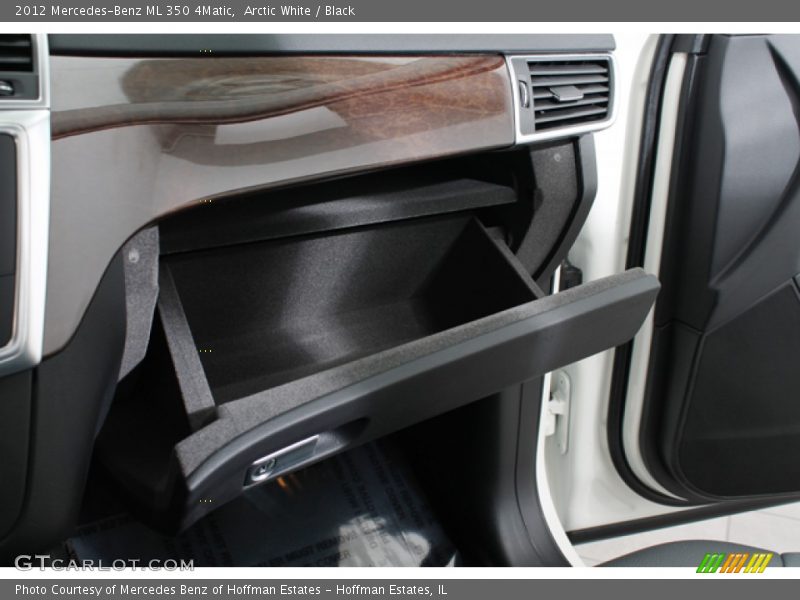 Arctic White / Black 2012 Mercedes-Benz ML 350 4Matic