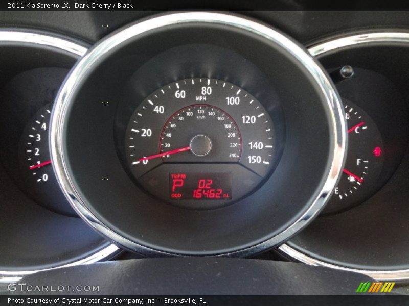 Dark Cherry / Black 2011 Kia Sorento LX
