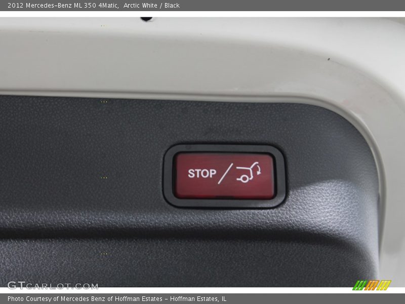 Arctic White / Black 2012 Mercedes-Benz ML 350 4Matic