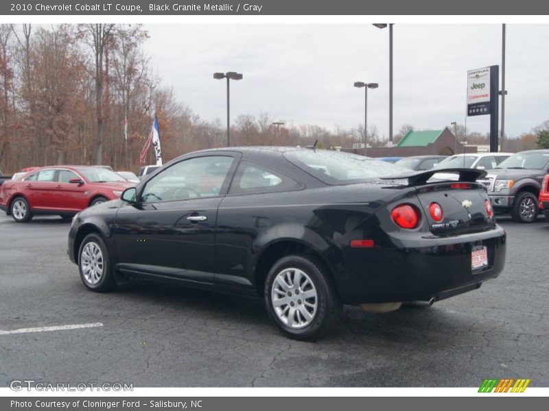 Black Granite Metallic / Gray 2010 Chevrolet Cobalt LT Coupe