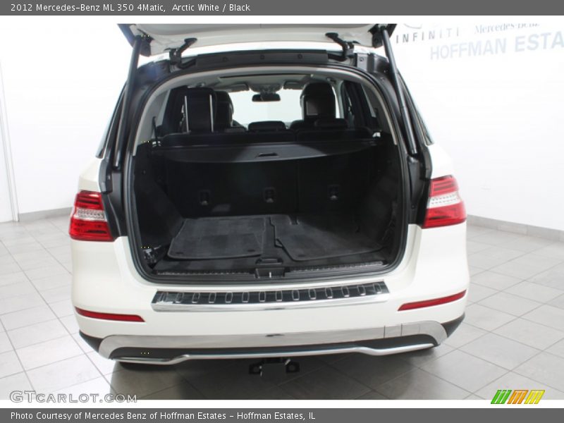 Arctic White / Black 2012 Mercedes-Benz ML 350 4Matic