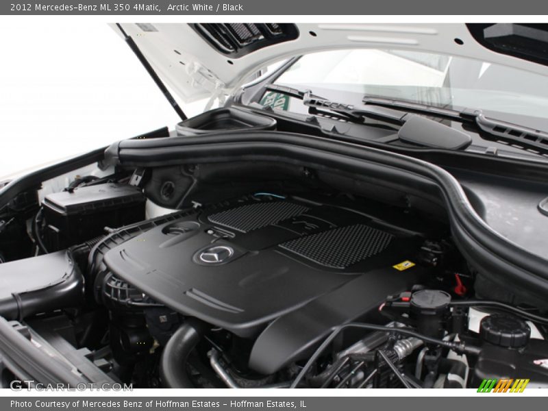 Arctic White / Black 2012 Mercedes-Benz ML 350 4Matic