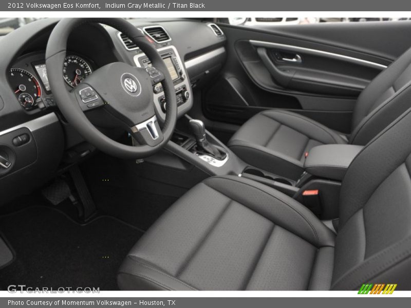 Indium Gray Metallic / Titan Black 2012 Volkswagen Eos Komfort