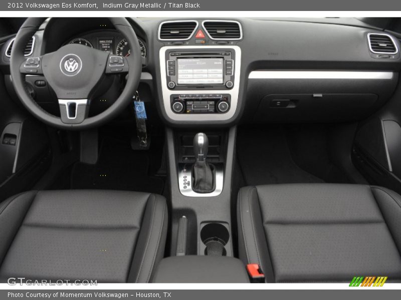 Indium Gray Metallic / Titan Black 2012 Volkswagen Eos Komfort