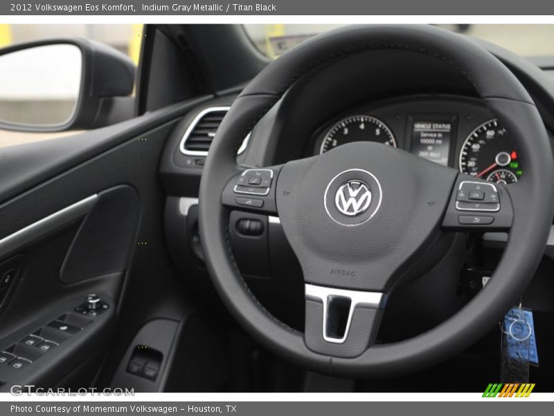 Indium Gray Metallic / Titan Black 2012 Volkswagen Eos Komfort