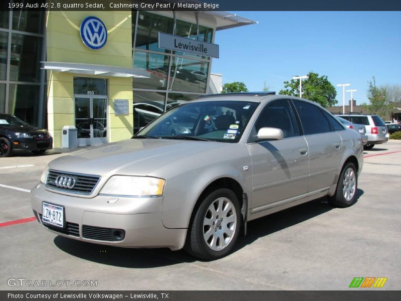 Cashmere Grey Pearl / Melange Beige 1999 Audi A6 2.8 quattro Sedan