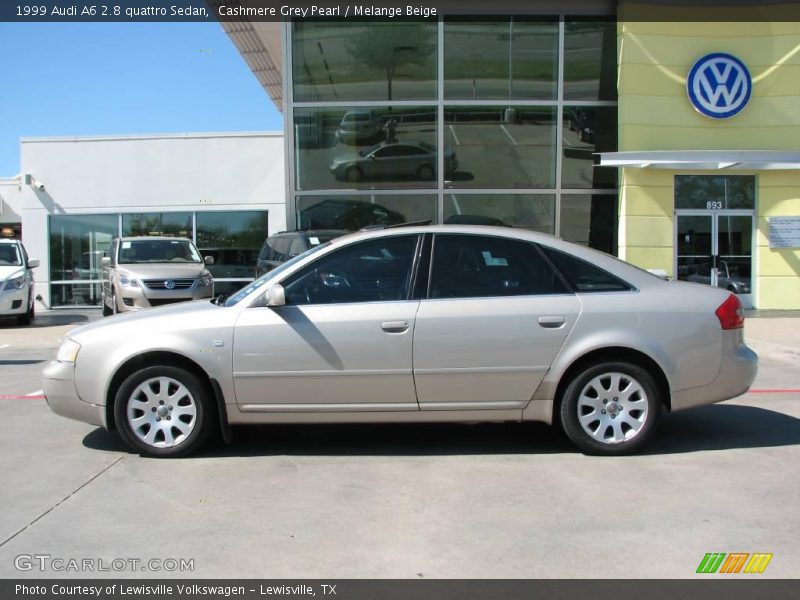 Cashmere Grey Pearl / Melange Beige 1999 Audi A6 2.8 quattro Sedan