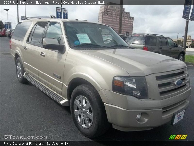 Pueblo Gold Metallic / Charcoal Black 2007 Ford Expedition EL Limited