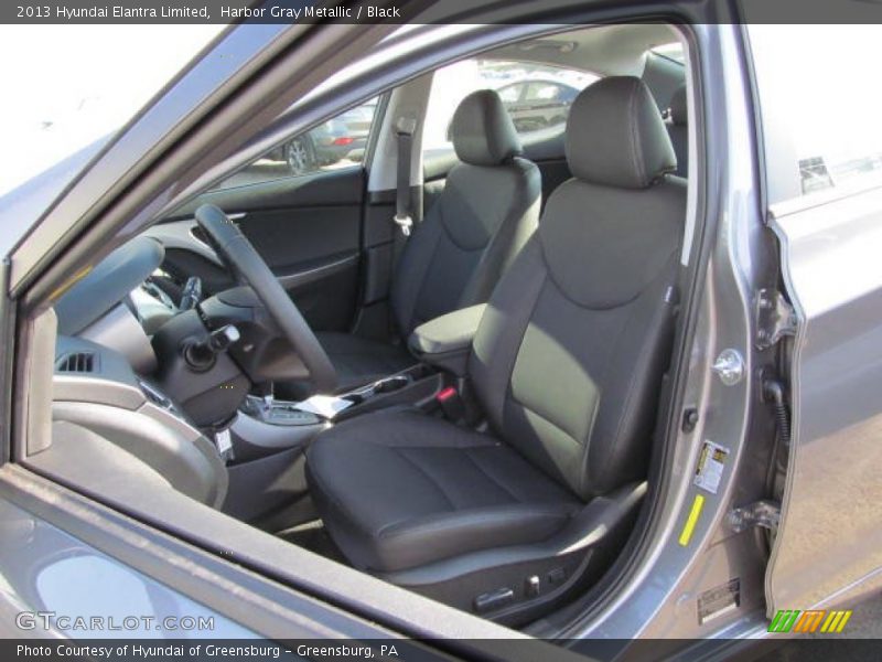 Harbor Gray Metallic / Black 2013 Hyundai Elantra Limited