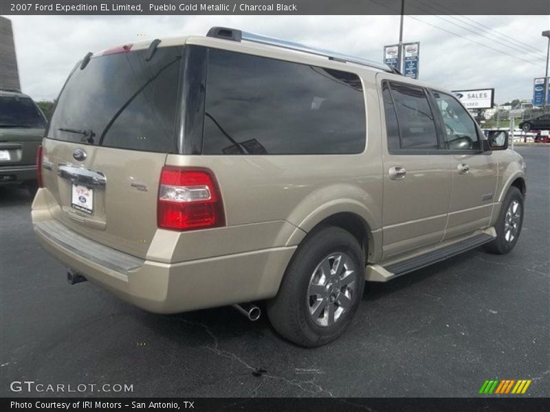 Pueblo Gold Metallic / Charcoal Black 2007 Ford Expedition EL Limited
