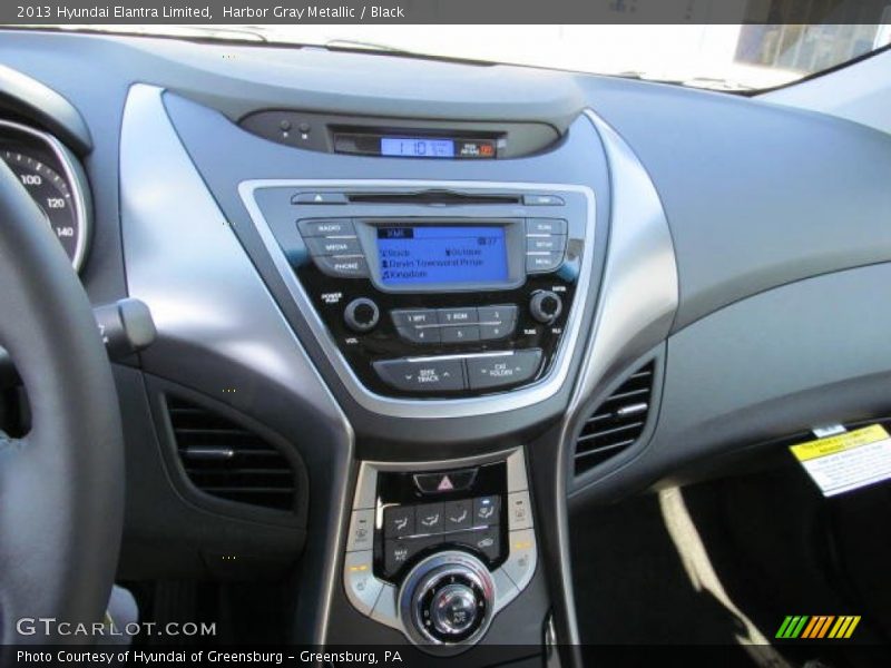 Harbor Gray Metallic / Black 2013 Hyundai Elantra Limited