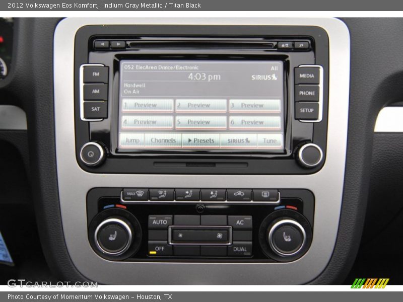 Indium Gray Metallic / Titan Black 2012 Volkswagen Eos Komfort