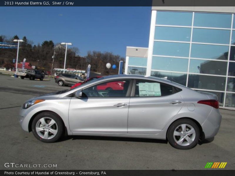 Silver / Gray 2013 Hyundai Elantra GLS