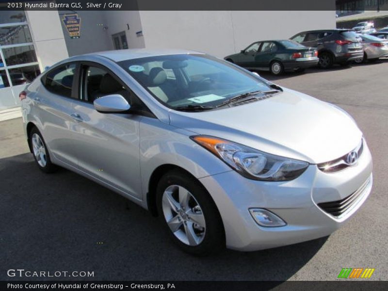 Silver / Gray 2013 Hyundai Elantra GLS