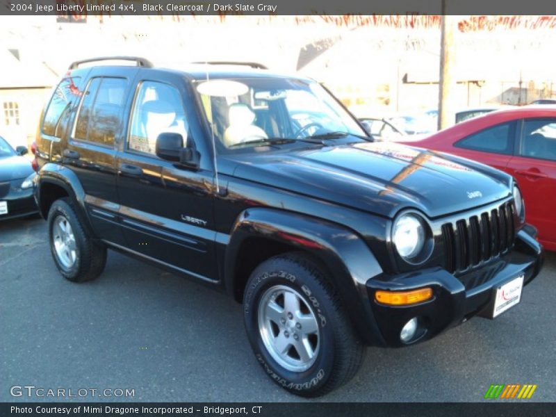 Black Clearcoat / Dark Slate Gray 2004 Jeep Liberty Limited 4x4