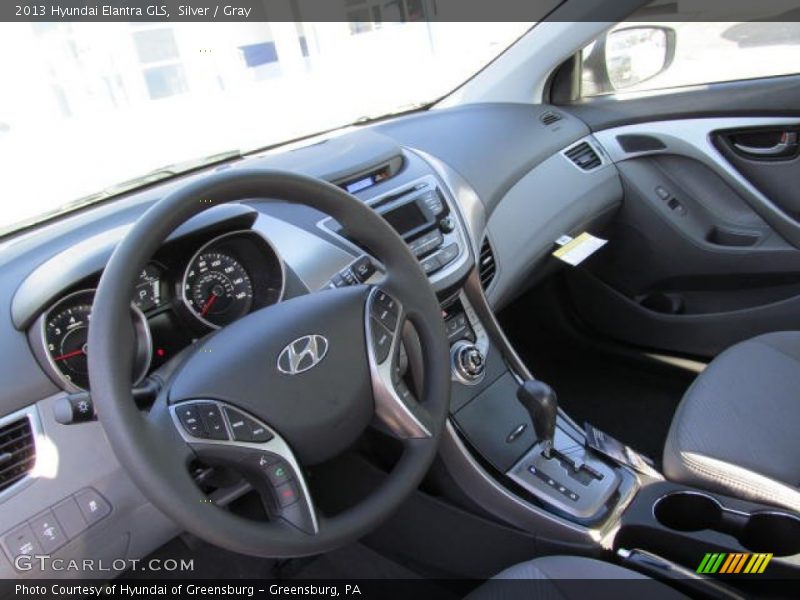 Silver / Gray 2013 Hyundai Elantra GLS