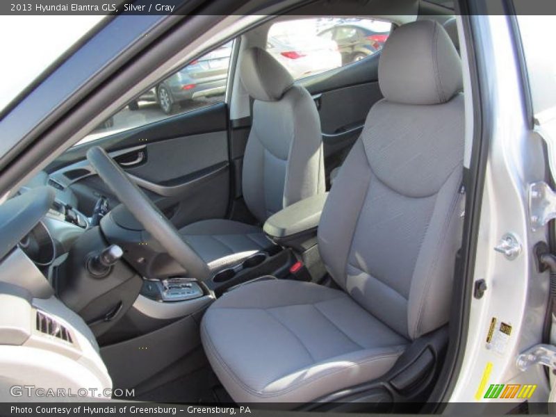 Silver / Gray 2013 Hyundai Elantra GLS