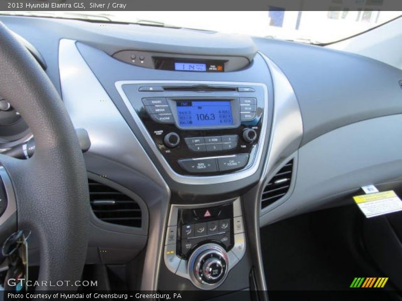 Silver / Gray 2013 Hyundai Elantra GLS