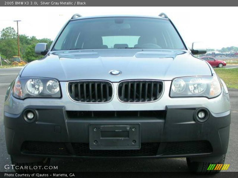 Silver Gray Metallic / Black 2005 BMW X3 3.0i