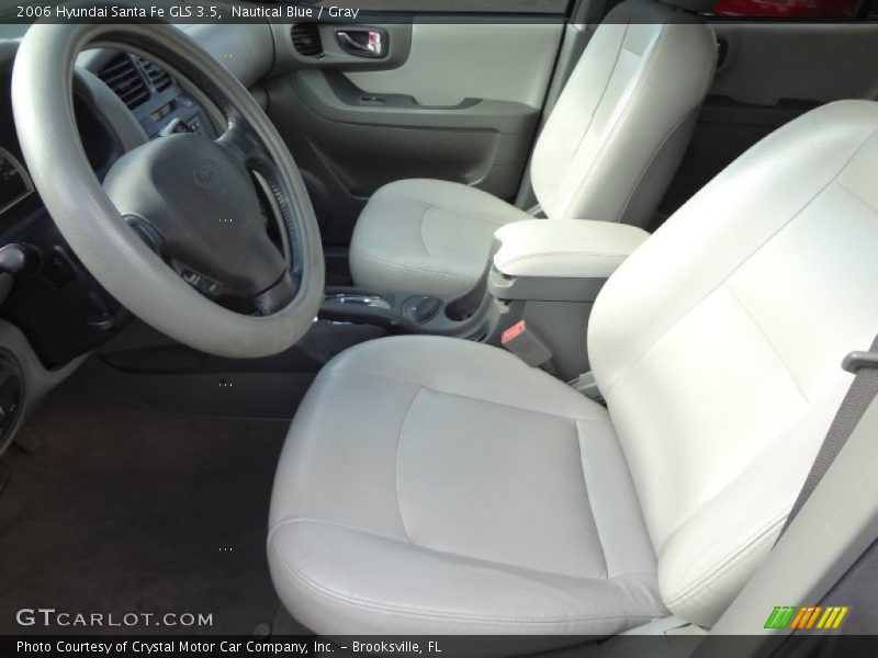 Nautical Blue / Gray 2006 Hyundai Santa Fe GLS 3.5