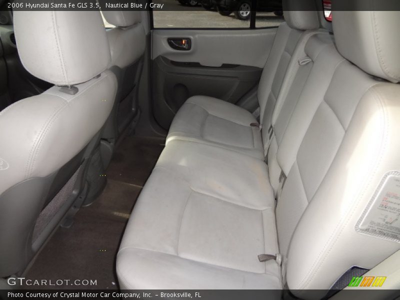 Nautical Blue / Gray 2006 Hyundai Santa Fe GLS 3.5