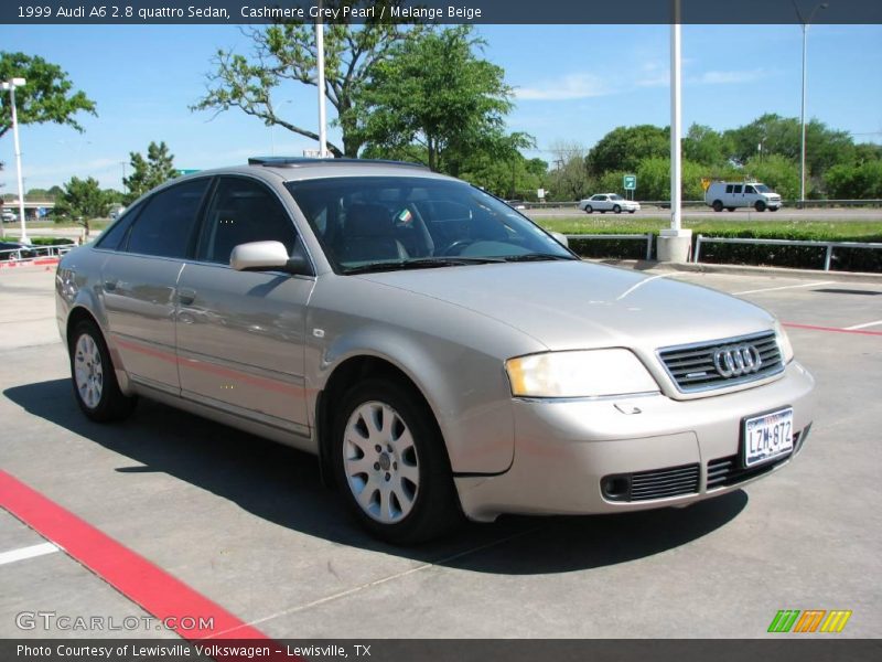 Cashmere Grey Pearl / Melange Beige 1999 Audi A6 2.8 quattro Sedan