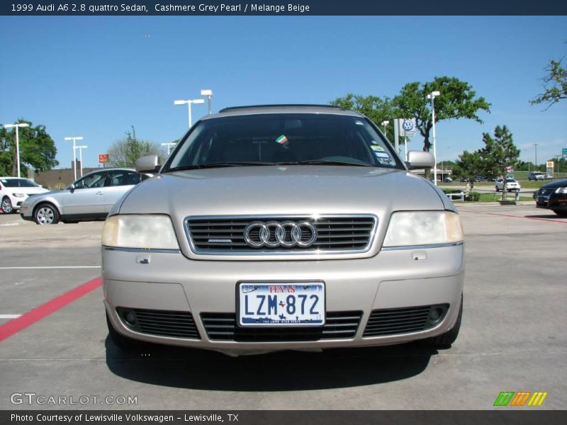 Cashmere Grey Pearl / Melange Beige 1999 Audi A6 2.8 quattro Sedan