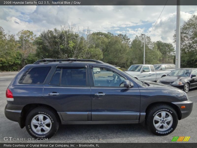 Nautical Blue / Gray 2006 Hyundai Santa Fe GLS 3.5