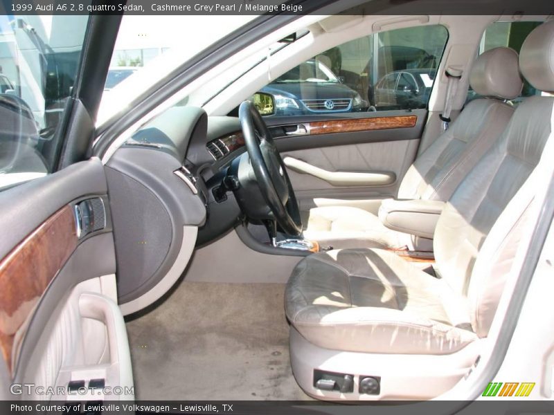 Cashmere Grey Pearl / Melange Beige 1999 Audi A6 2.8 quattro Sedan
