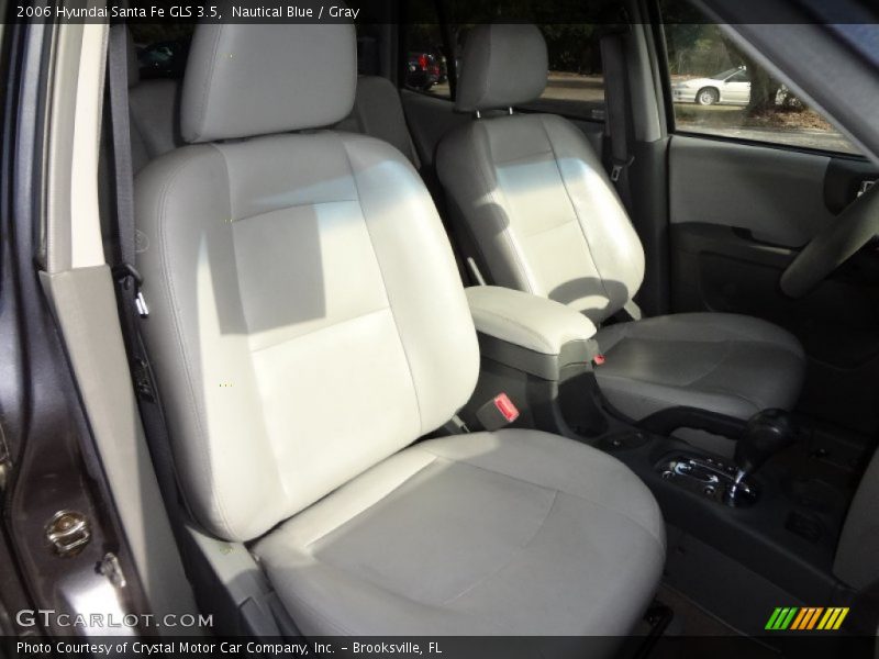 Nautical Blue / Gray 2006 Hyundai Santa Fe GLS 3.5