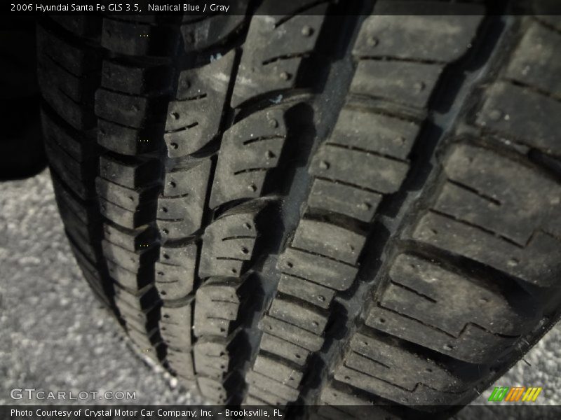 Nautical Blue / Gray 2006 Hyundai Santa Fe GLS 3.5