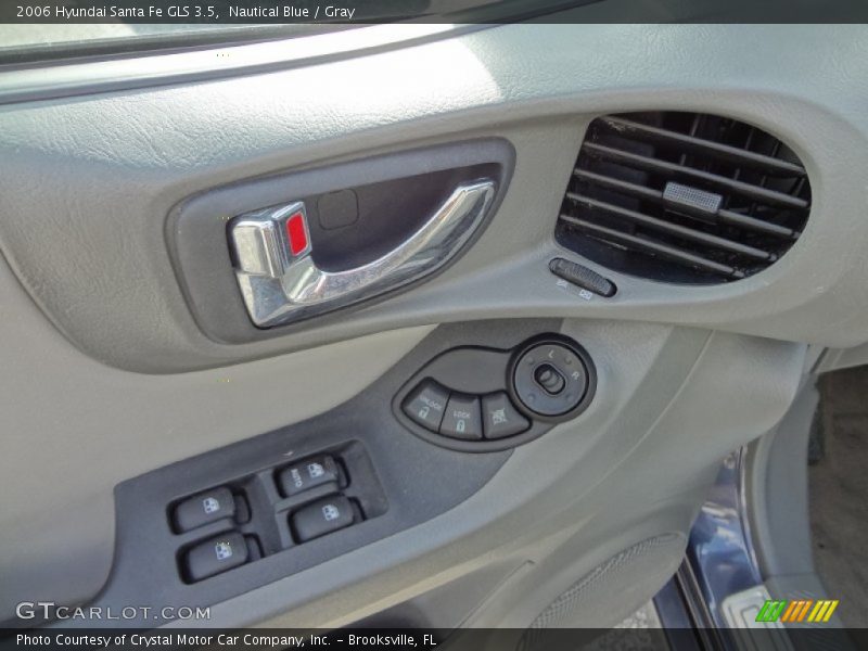 Nautical Blue / Gray 2006 Hyundai Santa Fe GLS 3.5