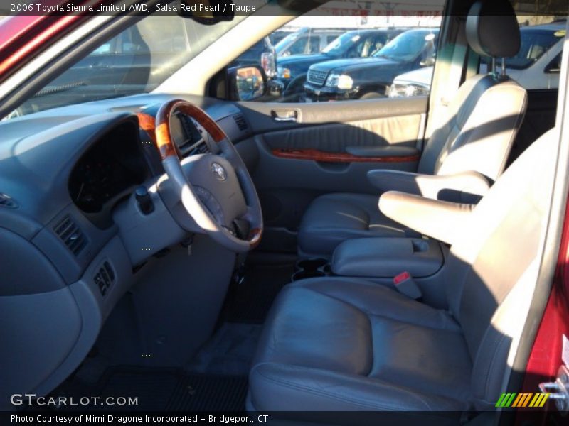 Salsa Red Pearl / Taupe 2006 Toyota Sienna Limited AWD