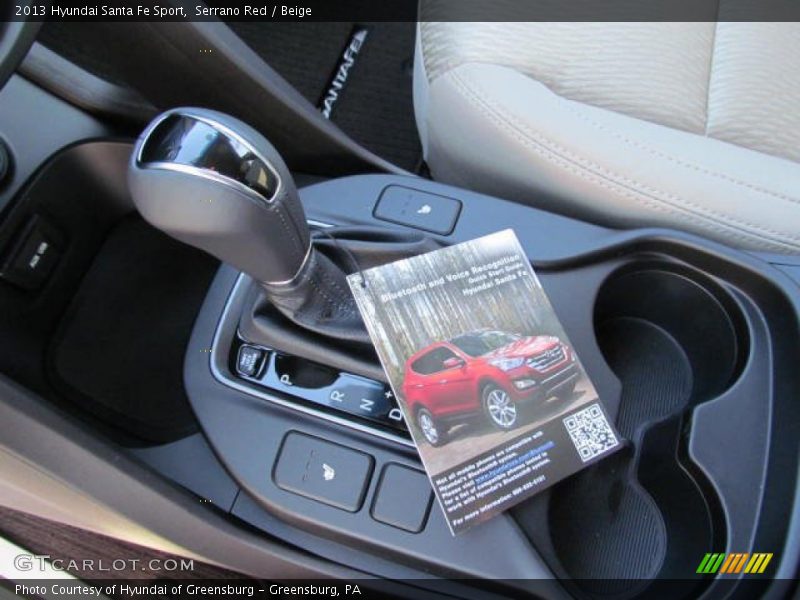 Serrano Red / Beige 2013 Hyundai Santa Fe Sport