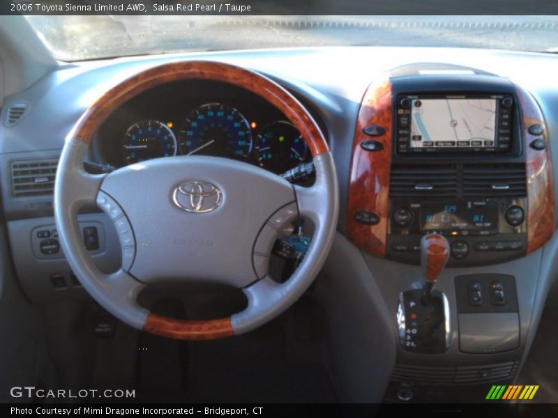 Salsa Red Pearl / Taupe 2006 Toyota Sienna Limited AWD