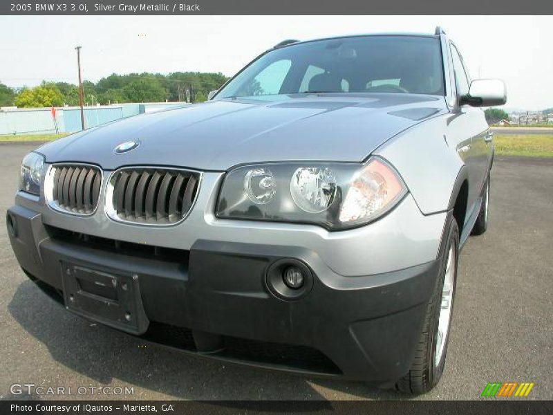 Silver Gray Metallic / Black 2005 BMW X3 3.0i