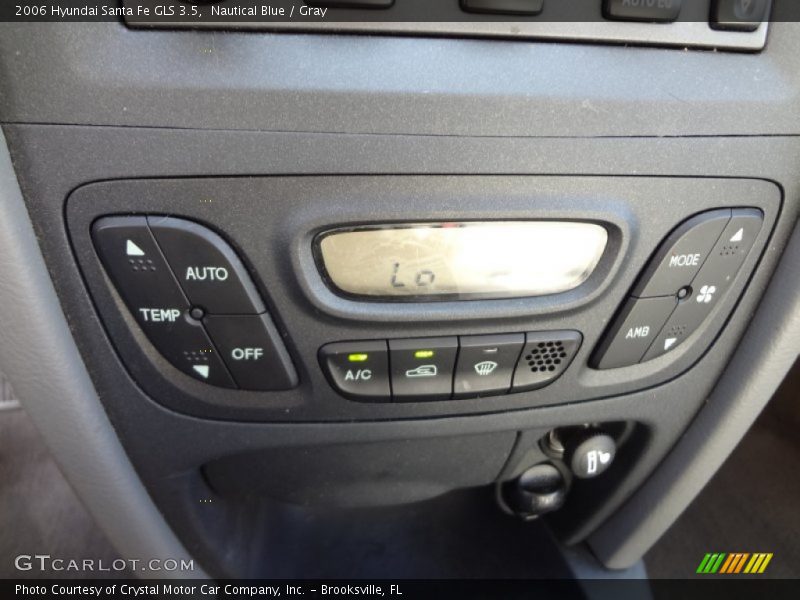 Nautical Blue / Gray 2006 Hyundai Santa Fe GLS 3.5