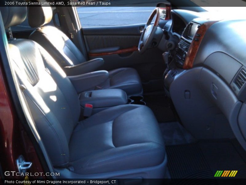 Salsa Red Pearl / Taupe 2006 Toyota Sienna Limited AWD