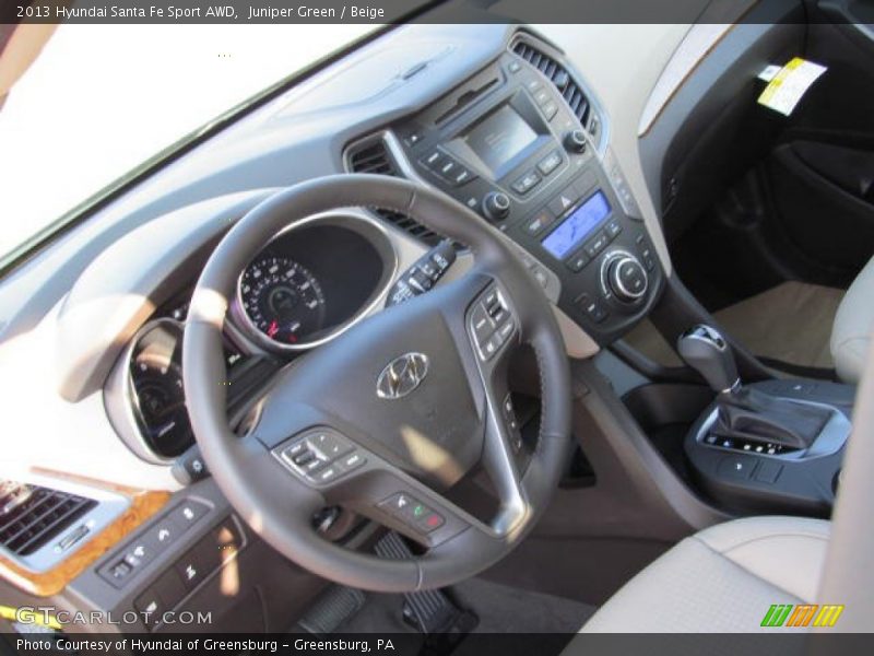 Juniper Green / Beige 2013 Hyundai Santa Fe Sport AWD