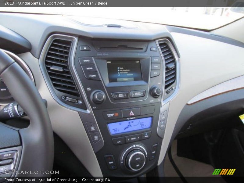 Dashboard of 2013 Santa Fe Sport AWD