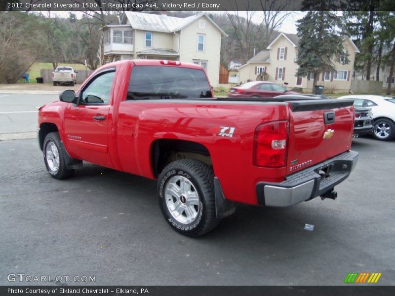 Victory Red / Ebony 2012 Chevrolet Silverado 1500 LT Regular Cab 4x4